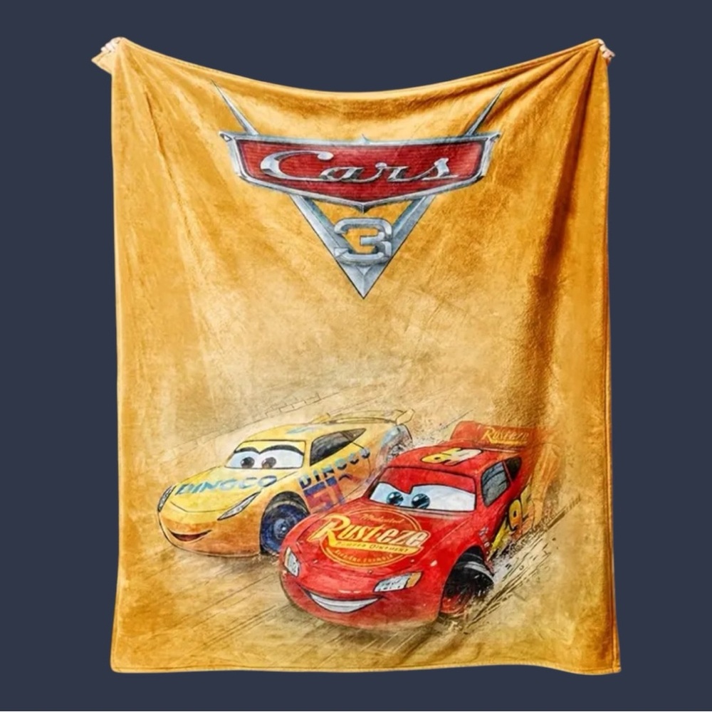 NIB Cars Fleece Blanket